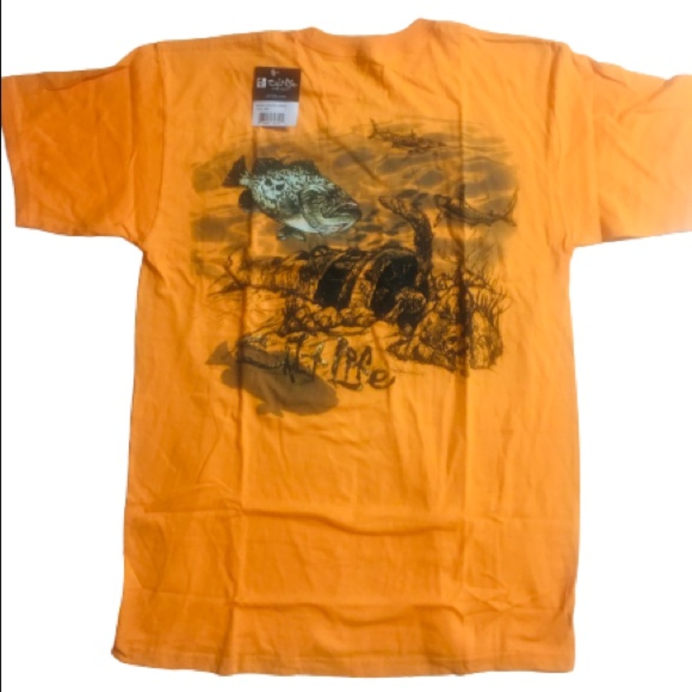 Grouper Wreck Mens pocket Tshirt- NEW- Size M